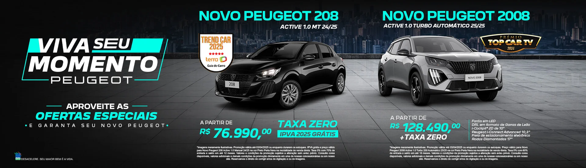Viva seu momento Peugeot!